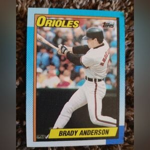 Brady Anderson -Topps Orioles Baseball Card